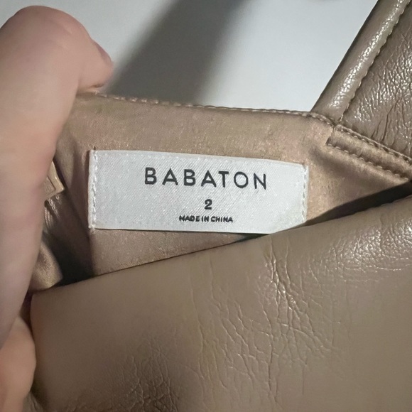 Beige leather dress from Aritzia! - Picture 2 of 2